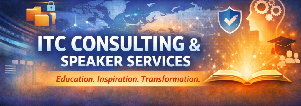 Header image for ITC Consulting & Speaker Services.